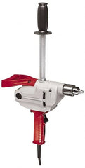 Milwaukee Tool - 1/2" Keyed Chuck, 450 RPM, Spade Handle Electric Drill - Americas Tooling