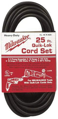 Milwaukee Tool - Power Drill Quik-Lok Cord Set - For All Magnum Drills - Americas Tooling