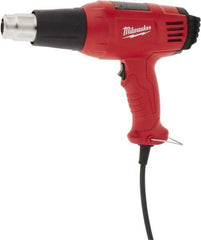 Milwaukee Tool - 140 to 1,040°F Heat Setting, 14.8 CFM Air Flow, Heat Gun - 120 Volts, 11.6 Amps, 1,400 Watts, 10.13' Cord Length - Americas Tooling