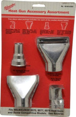 Milwaukee Tool - 4 Piece Heat Gun Accessory Set - For Use with Milwaukee Heat Gun - Americas Tooling