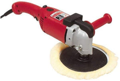 Milwaukee Tool - 7 to 9" Pad Diam, 1,750 RPM, Handheld Electric Polisher - 5/8-11" Spindle Thread, 11 Amps, 120 Volts - Americas Tooling