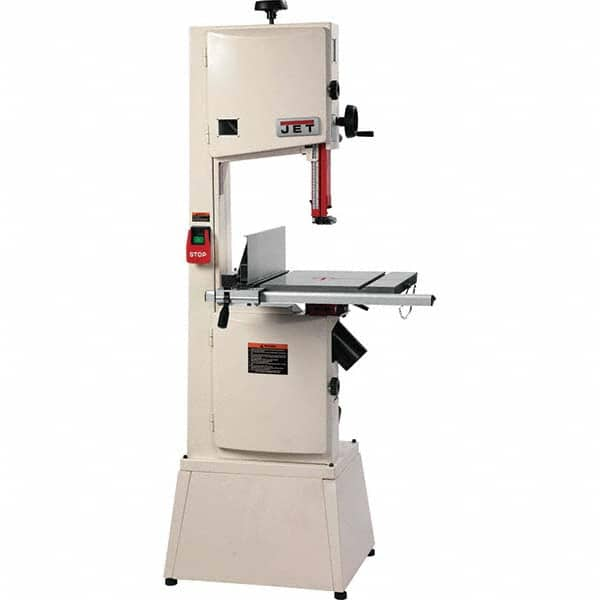 Jet - Vertical Bandsaws Drive Type: Step Pulley Throat Capacity (Inch): 13-1/2 - Americas Tooling