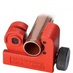 Rothenberger - 1/4" to 7/8" Pipe Capacity, Tube Cutter - Cuts Copper, 2-1/4" OAL - Americas Tooling