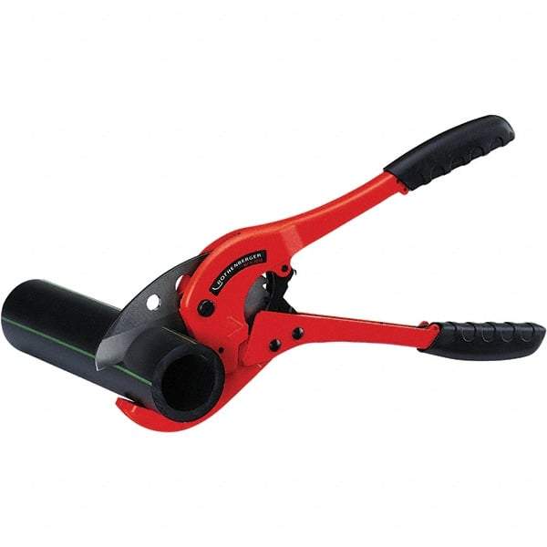 Rothenberger - 3" Pipe Capacity, Tube & Pipe Cutter - Cuts Plastic, PVC, CPVC, 19" OAL - Americas Tooling