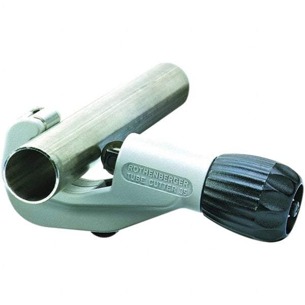 Rothenberger - 1/4" to 1-3/8" Pipe Capacity, Tube Cutter - Cuts Stainless Steel, 6" OAL - Americas Tooling