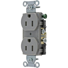 Bryant Electric - Straight Blade Receptacles Receptacle Type: Duplex Receptacle Grade: Commercial - Americas Tooling