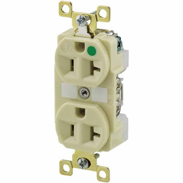 Bryant Electric - Straight Blade Receptacles Receptacle Type: Duplex Receptacle Grade: Hospital - Americas Tooling