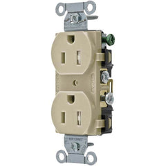 Bryant Electric - Straight Blade Receptacles Receptacle Type: Duplex Receptacle Grade: Commercial - Americas Tooling