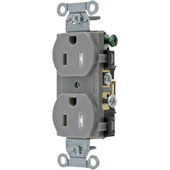 Bryant Electric - Straight Blade Receptacles Receptacle Type: Duplex Receptacle Grade: Commercial - Americas Tooling