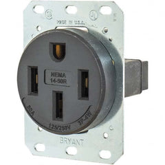 Bryant Electric - Straight Blade Receptacles Receptacle Type: Single Receptacle Grade: Industrial - Americas Tooling