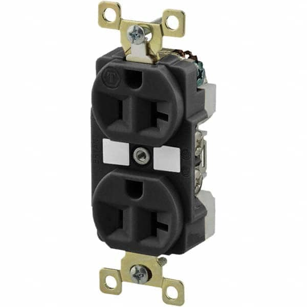 Bryant Electric - Straight Blade Receptacles Receptacle Type: Duplex Receptacle Grade: Industrial - Americas Tooling