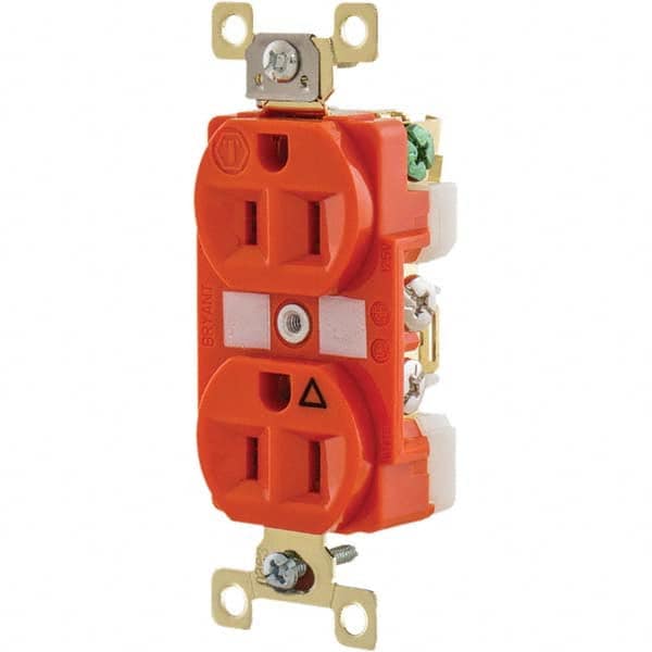 Bryant Electric - Straight Blade Receptacles Receptacle Type: Duplex Receptacle Grade: Industrial - Americas Tooling