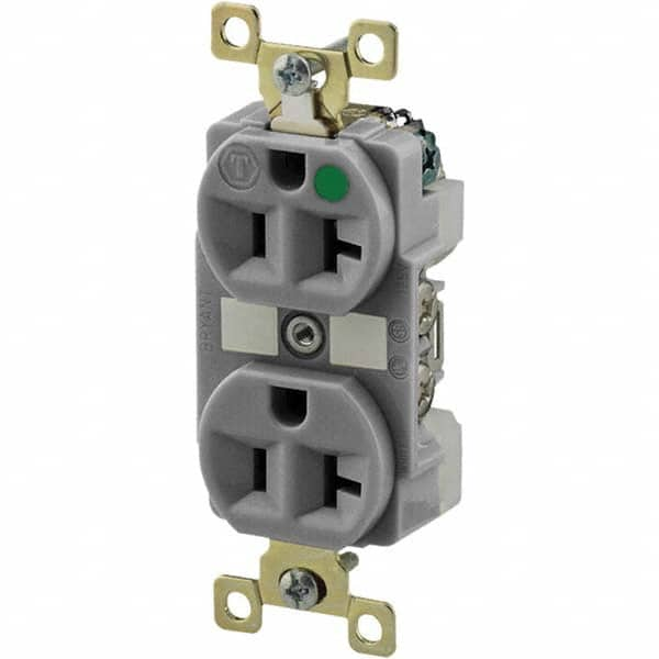 Bryant Electric - Straight Blade Receptacles Receptacle Type: Duplex Receptacle Grade: Hospital - Americas Tooling