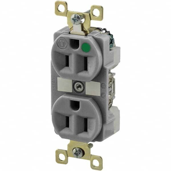 Bryant Electric - Straight Blade Receptacles Receptacle Type: Duplex Receptacle Grade: Hospital - Americas Tooling