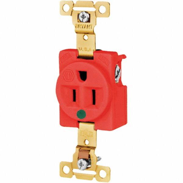 Bryant Electric - Straight Blade Receptacles Receptacle Type: Single Receptacle Grade: Hospital - Americas Tooling