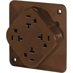 Bryant Electric - Straight Blade Receptacles Receptacle Type: Fourplex Receptacle Grade: Industrial - Americas Tooling