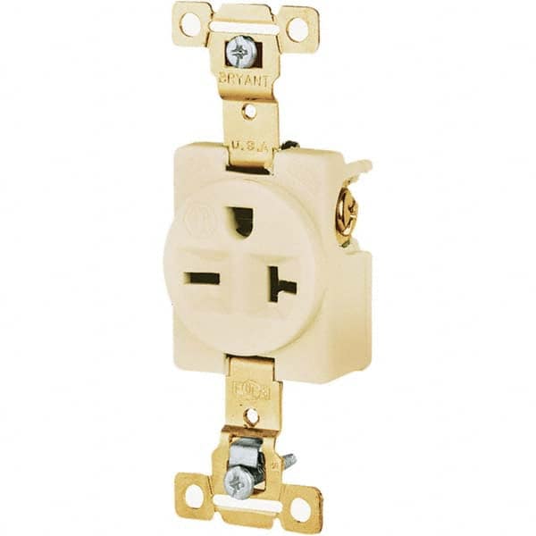 Bryant Electric - Straight Blade Receptacles Receptacle Type: Single Receptacle Grade: Industrial - Americas Tooling