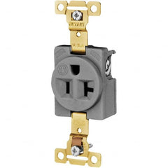 Bryant Electric - Straight Blade Receptacles Receptacle Type: Single Receptacle Grade: Industrial - Americas Tooling