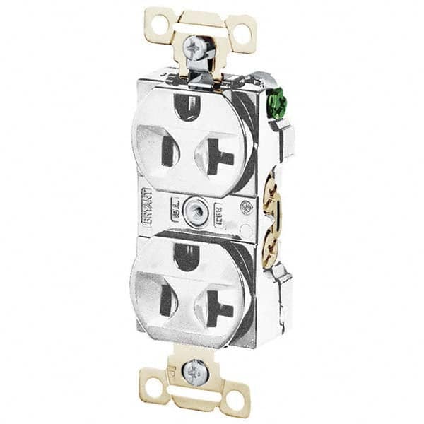 Bryant Electric - Straight Blade Receptacles Receptacle Type: Duplex Receptacle Grade: Industrial - Americas Tooling