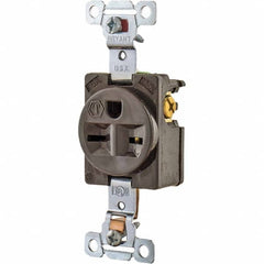 Bryant Electric - Straight Blade Receptacles Receptacle Type: Single Receptacle Grade: Industrial - Americas Tooling