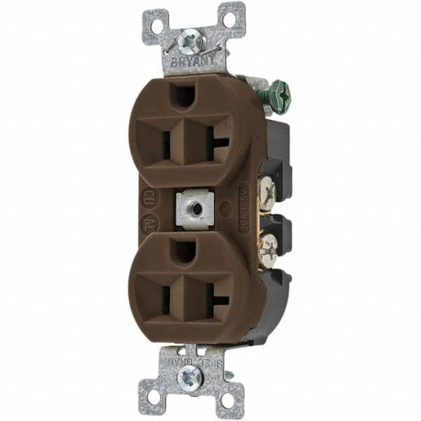 Bryant Electric - Straight Blade Receptacles Receptacle Type: Duplex Receptacle Grade: Specification - Americas Tooling