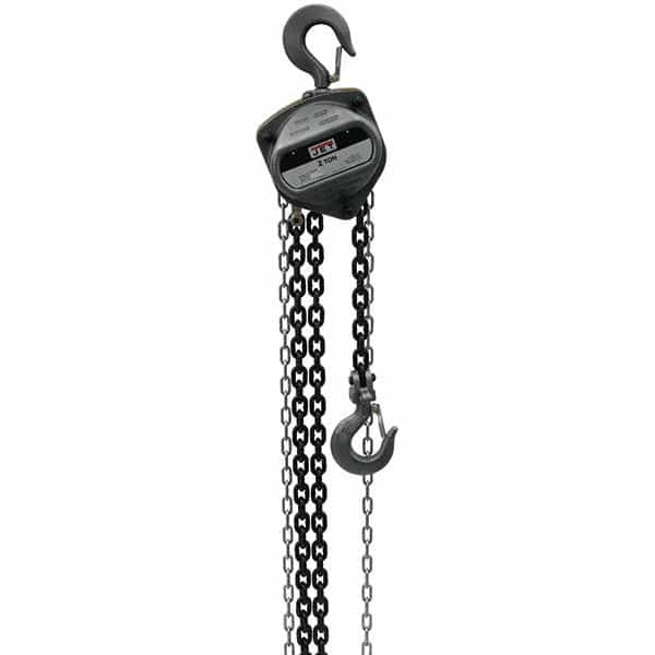 Jet - 1,000 Lb Capacity, 40' Lift Height, Manual Chain Hoist - Americas Tooling