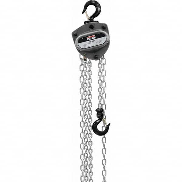 Jet - 1,000 Lb Capacity, 80' Lift Height, Manual Chain Hoist - Americas Tooling