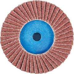 PFERD - Flap Discs; Abrasive Type: Coated ; Flap Disc Type: Compact ; Disc Diameter (Inch): 3 ; Abrasive Material: Aluminum Oxide ; Grit: 40 ; Attaching System: Quick Change Type CD - Exact Industrial Supply