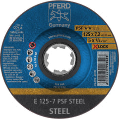 PFERD - Depressed-Center Wheels; Hole Size (Inch): 1/4 ; Connector Type: Arbor ; Wheel Type Number: Type 1 ; Abrasive Material: Aluminum Oxide ; Maximum RPM: 12200.000 ; Grit: 24 - Exact Industrial Supply