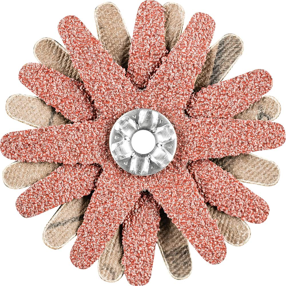 PFERD - Sanding Stars; Abrasive Type: Coated ; Abrasive Material: Aluminum Oxide ; Star Diameter (Inch): 2 ; Grit: 60 ; Grade: Coarse ; Connector Type: Arbor - Exact Industrial Supply