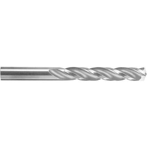 ‎#8 Dia. × 0.199″ Shank × 1-3/4″ Flute Length × 3″ OAL, 5xD, 150°, Uncoated, 3 Flute, External, Round Solid Carbide Drill - Exact Industrial Supply