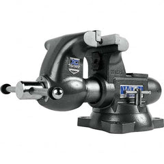 Wilton - Bench & Pipe Combination Vises Jaw Width (Inch): 6-1/2 Jaw Opening Capacity (Inch): 4-1/4 - Americas Tooling