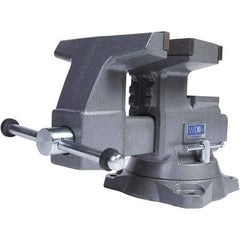 Wilton - Bench & Pipe Combination Vises Jaw Width (Inch): 8 Jaw Opening Capacity (Inch): 9-1/4 (Regular); 14-1/2 (Reversed) - Americas Tooling