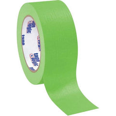 Tape Logic - Pack of (12), 60 Yd Rolls 2" Light Green Crepe Paper Masking Tape - Americas Tooling