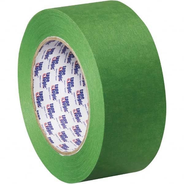 Tape Logic - Pack of (24), 60 Yd Rolls 2" Green Crepe Paper Painter's Tape - Americas Tooling