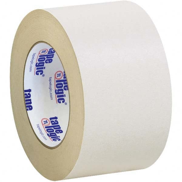 Tape Logic - Pack of (3), 36 Yd Rolls 3" Tan Crepe Paper Masking Tape - Americas Tooling