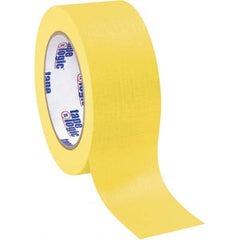 Tape Logic - Pack of (12), 60 Yd Rolls 2" Yellow Crepe Paper Masking Tape - Americas Tooling