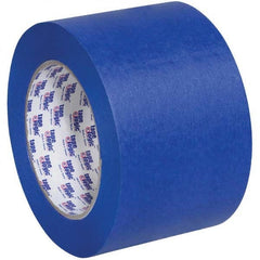 Tape Logic - Pack of (16), 60 Yd Rolls 3" Blue Crepe Paper Painter's Tape - Americas Tooling