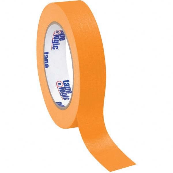 Tape Logic - Pack of (12), 60 Yd Rolls 1" Orange Crepe Paper Masking Tape - Americas Tooling