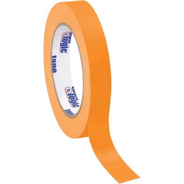 Tape Logic - Pack of (12), 60 Yd Rolls 3/4" Orange Crepe Paper Masking Tape - Americas Tooling