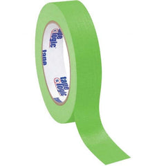 Tape Logic - Pack of (12),60 Yd Rolls 1" Light Green Crepe Paper Masking Tape - Americas Tooling