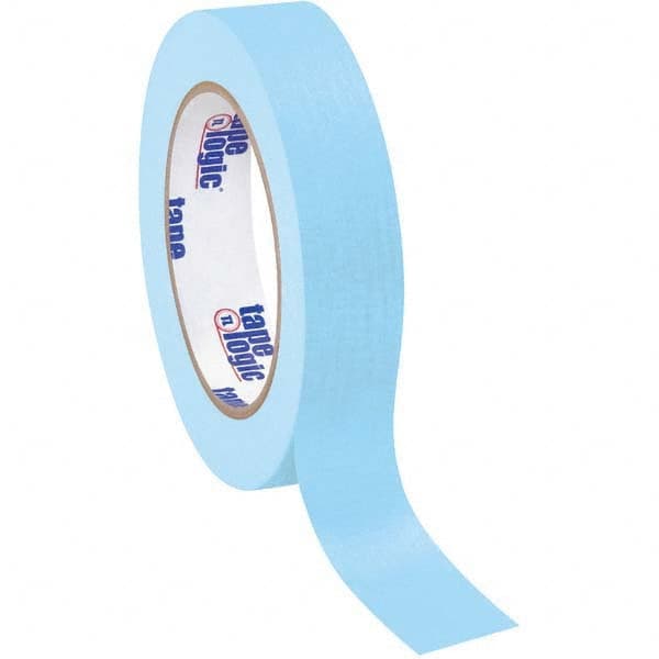 Tape Logic - Pack of (12), 60 Yd Rolls 1" Light Blue Crepe Paper Masking Tape - Americas Tooling