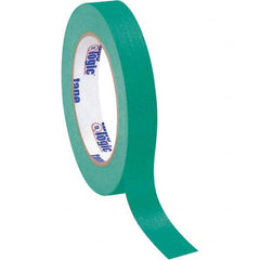 Tape Logic - Pack of (12), 60 Yd Rolls 3/4" Dark Green Crepe Paper Masking Tape - Americas Tooling