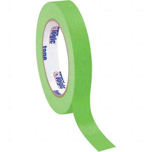 Tape Logic - Pack of (12), 60 Yd Rolls 3/4" Light Green Crepe Paper Masking Tape - Americas Tooling