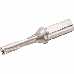 Kyocera - 48mm Max Drill Depth, 4xD, 12mm Diam, Indexable Insert Drill - Americas Tooling