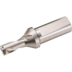 Kyocera - 133.35mm Max Drill Depth, 4xD, 33.35mm Diam, Indexable Insert Drill - Americas Tooling