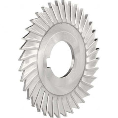 Side Chip Saw: 3″ Blade Dia, 1/4″ Blade Thickness, 1″ Arbor Hole Dia, 32 Teeth, High Speed Steel TiN Finish, Straight Tooth