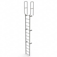 TRI-ARC - Rolling & Wall Mounted Ladders & Platforms Type: Fixed Ladder Style: Safety Cage - Americas Tooling