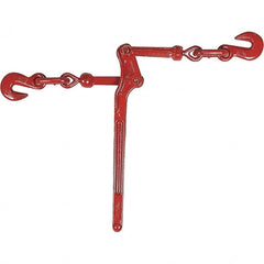 Campbell - 6,600 Lb Load Capacity Ratchet Loadbinder - 3/8" Max Chain Size, 8" Take Up, Chain Grade 70 - Americas Tooling