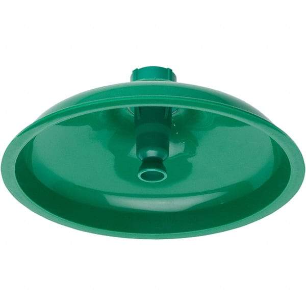 Haws - 11" Long x 11" Wide x 4" High, Plastic Plumbed Wash Station Showerhead - Green Matting - Americas Tooling